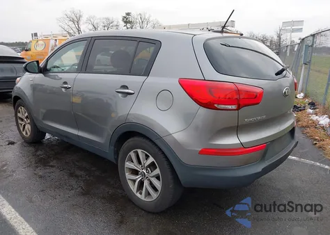 2016 Kia Sportage Lx из США, поврежденный, VIN KNDPBCAC6G7831989